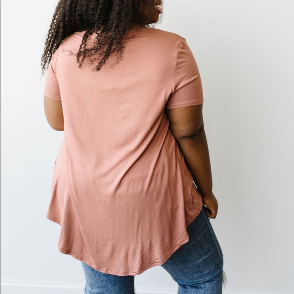 Bamboo Knit Top in Ginger - Picture 4 of 11